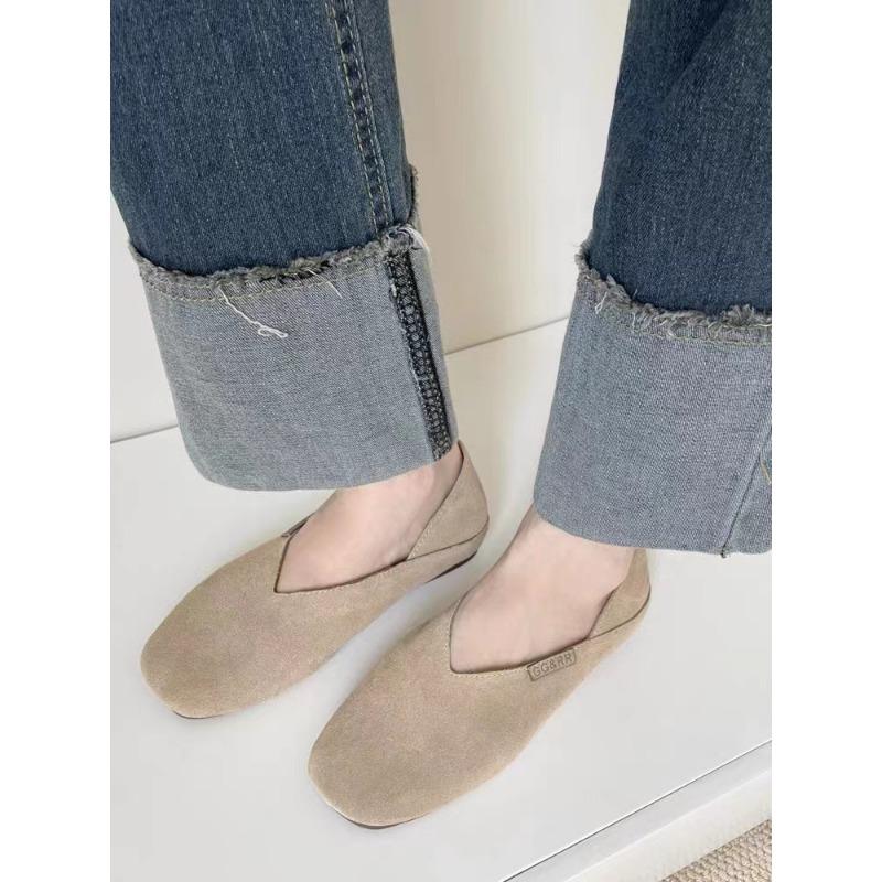 Leather Retro Soft Sole Flat Single Shoes
