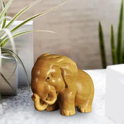 Wooden Animal Figurine Handcrafted for Home Decor