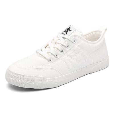 Shanbu Spring Women's Versatile Luxury Fashion Canvas Shoes - Comfortable Flat Lace-up Sneakers
