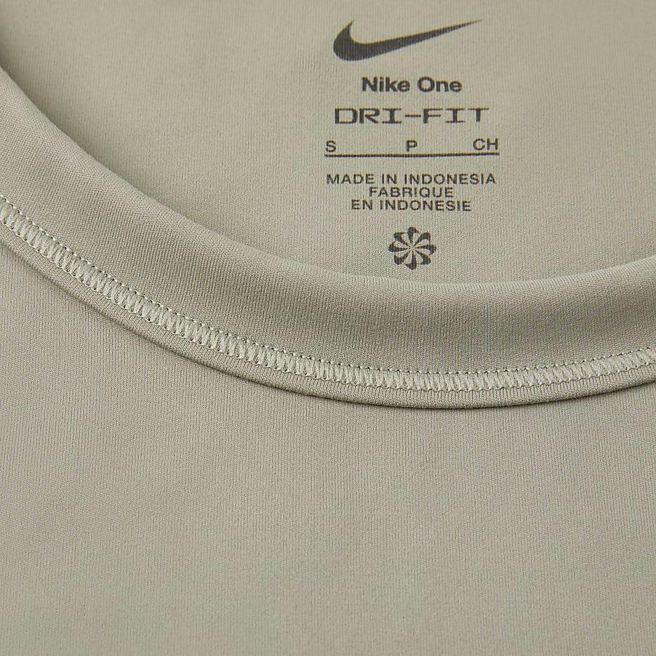 New Nike Crop Tops Women's Light Army Green FN2805-320