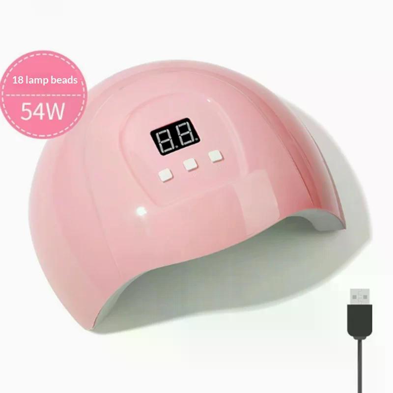 Nail Phototherapy Machine USB Nail Lamp 12 UV LEDs Light Curing 36W Nail Polish Gel Infrared Sensor Varnish Cured Machine Nail