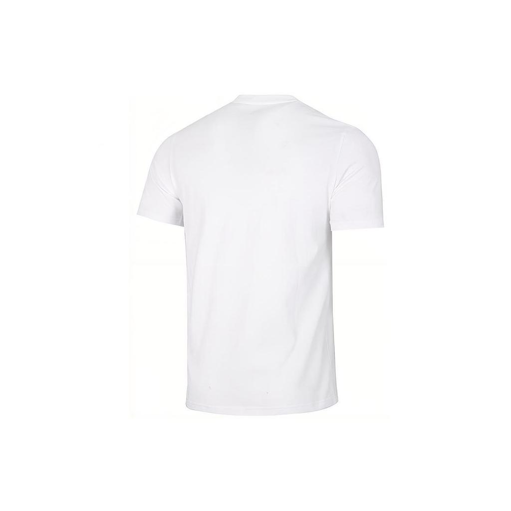 Adidas Logo Pattern Running Fitness Crew Neck Short Sleeve T-Shirt Men Tops White HE4839