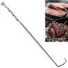 BBQ Food Flipper Edelstahl Fleisch Flipper Haken BBQ Wender Haken Schweineschwanz Food Flipper Tragbares Koch-Grill Zubehör