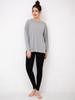 Roopa Bamboo Yoga Long Size Authentic Japanese Product Women's Leggings, Black, Length, 101100415-001-M,