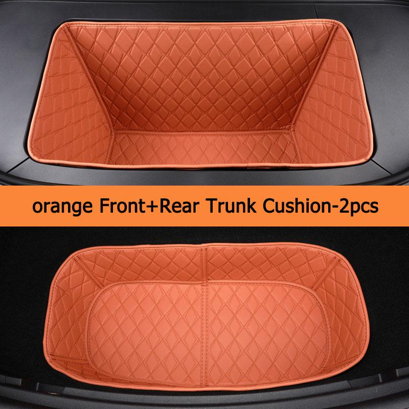 For BYD Sealion 7 EV Front Spare Box Pad Storage Bag Leather Mat Rear Trunk Organizer Pad Protection Liner Interior Accessories