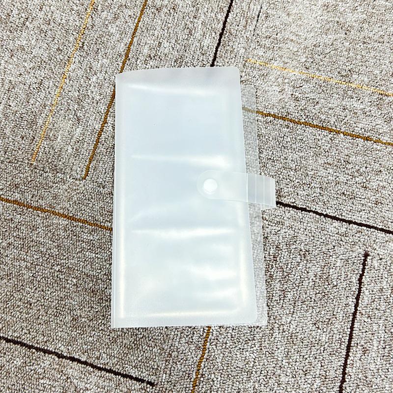 Transparent Frosted Card Album with 1-4 Grids - 3-inch Small Card Storage Photo Album