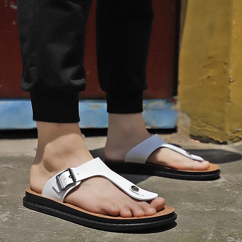 Brand Slippers Men Fashion Outdoor Indoor House Platform Male Beach Shoes Casual Men Sandals New in Summer Flip Flops Sandals