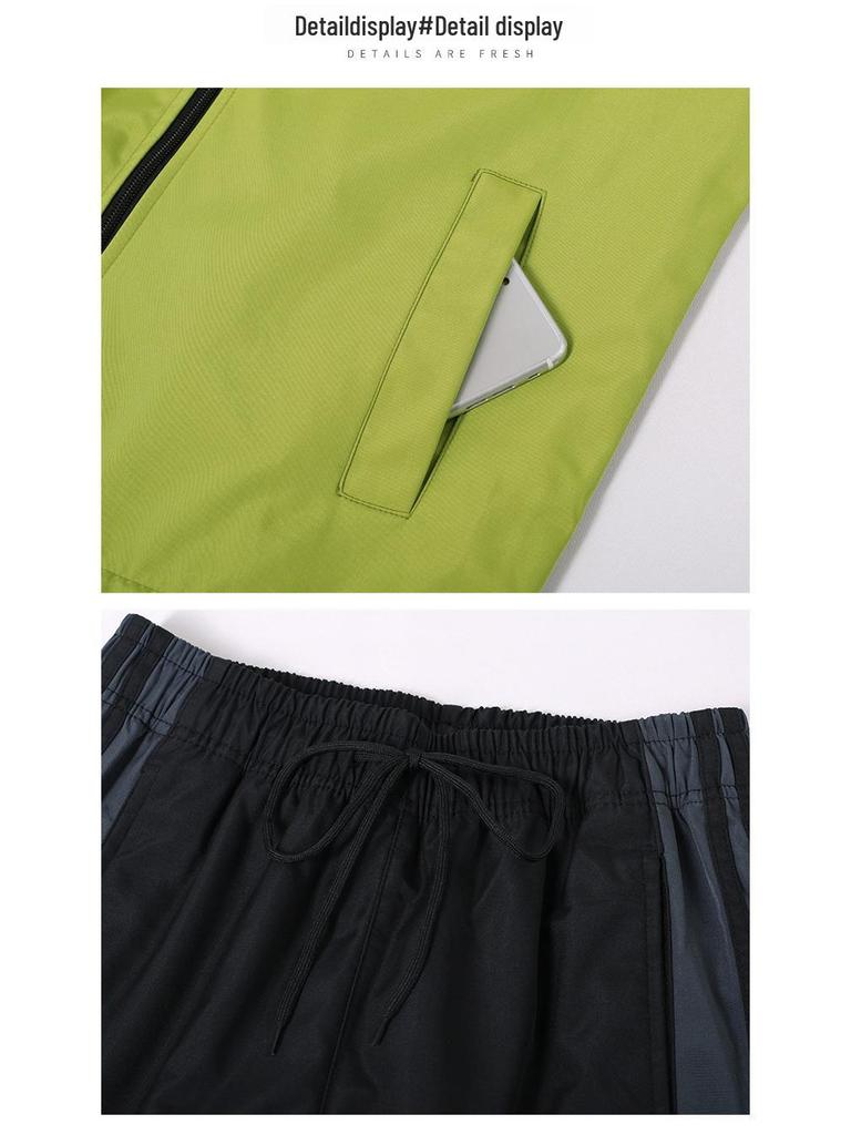 Women's Outdoor Sports Jacket Suit – Breathable Two-Piece for Spring and Autumn, Ideal for Mountaineering and Running.