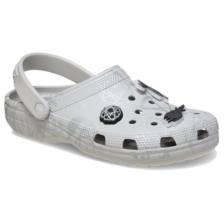 Futura Laboratories x Crocs Classic Clogs Pērļu Balts Unisex Čības 209622-101
