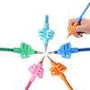 3/5 Pack Silicone Pen Holder For Kids Ergonomic Design For Handwriting Posture Correction Writing Aid Children Learning Practice