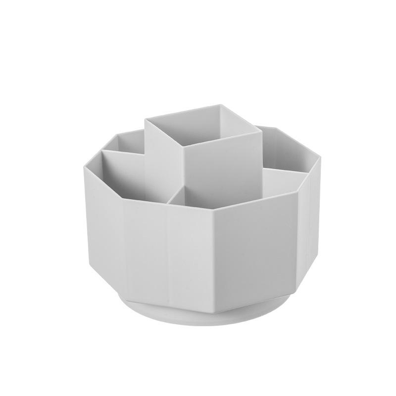 1 suport rotativ pentru stilou, depozitare pentru articole de papetărie de birou, cutie de depozitare pentru studenți, cutie pentru stilouri cu mai multe compartimente pentru articole cosmetice de birou