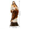 Devotional Priest Sculpture With Delicate Coloring  Statue Sculpture Church Decoration For  Homes