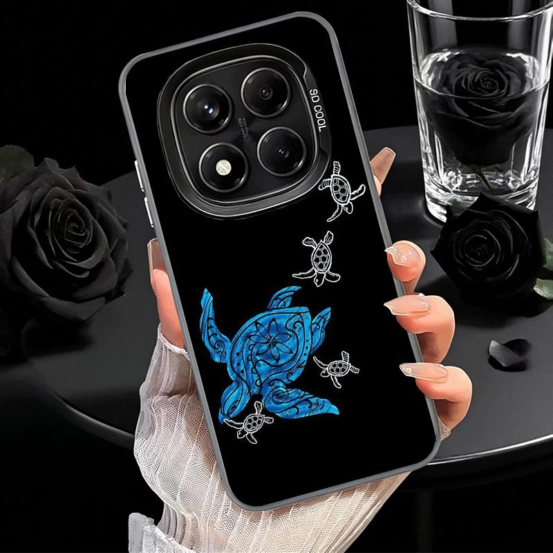 Cartoon Ocean Sea Turtle Soft Phone Case for Xiaomi Redmi Note 13 14 15 Pro Plus 12S 12 11S 11 11T 10S 10 Shockproof Cover Back