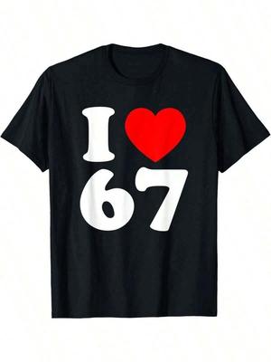 Lustiges 67 Six Seven Gen-Shirt Unisex – Modisches Neuheits-Grafikdruck