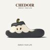 Apple Summer Unisex Eva Thick Sole Slipon House Slippers With Nonslip Function For Couples