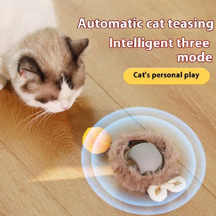 Cats Teaser Electric Toy for Felines Play Sphere Automatic Rolling Toy Supplies