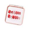 Bowknot Fireworks Kids Cartoon Fake Nails Gilded Cat Eyes Kids Fake Nail Extension  Student