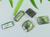 8X19-16X16MM Natural Labradorite Checker Cut Octagon Gemstone 5 Pcs Lot LM-1201