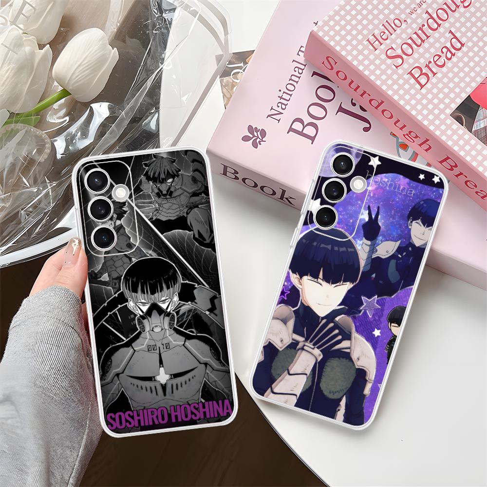 Kaiju No.8 Hoshina Soshiro Phone Case for Samsung Galaxy S25 S24 S23 S22 S21Plus FE Ultra Clear Colorful Cover Cover Pretty