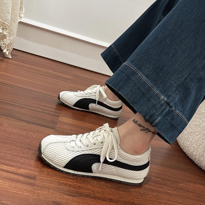 Women's shoes new summer mesh breathable thin sports shoes casual versatile white shoes