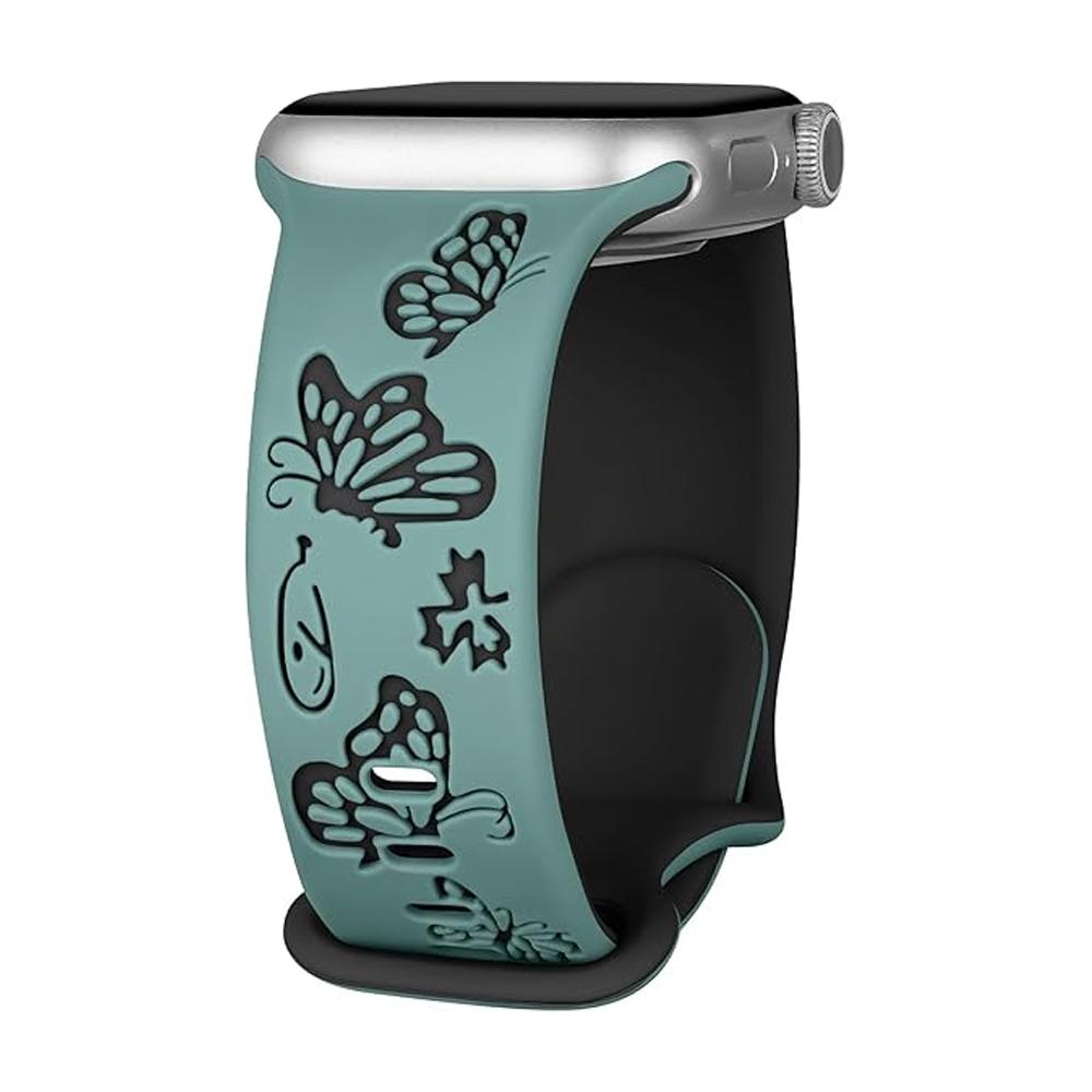Engraved Straps For Apple Watch Band 46mm 42mm 44mm 45mm 40 41mm 49mm correa bracelet iwatch Series 11 10 9 8 7 6 5 Ultra 3 SE