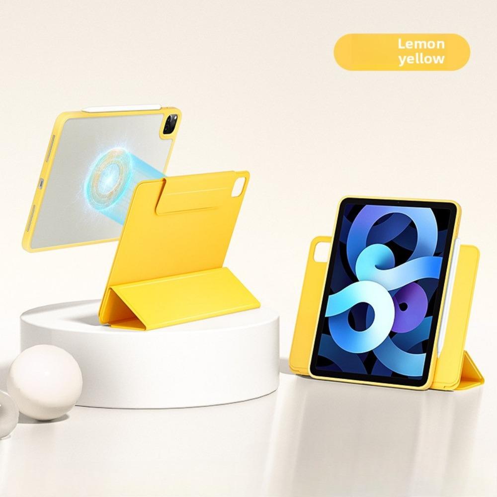 Magnetic Detachable Rotating Clear Case for 2025 iPad Air 7 11 Pro 10.9 Inch Tablet Protective Cover