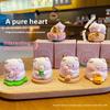 "Relaxed Pig Desktop Decor Item, Gift Idea, Cute Piggy Figurine, High-end and Cute Pig Stuffed Toy, Cute Pet"