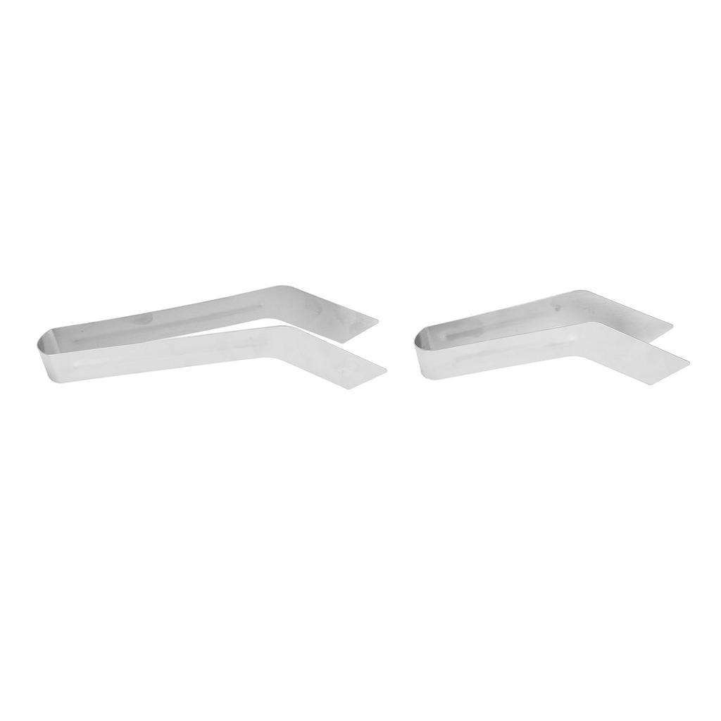 2pcs Stainless Steel Gardening Plants Transplant Tong Plant Remove Transplant Plier for Reducing Root Damage