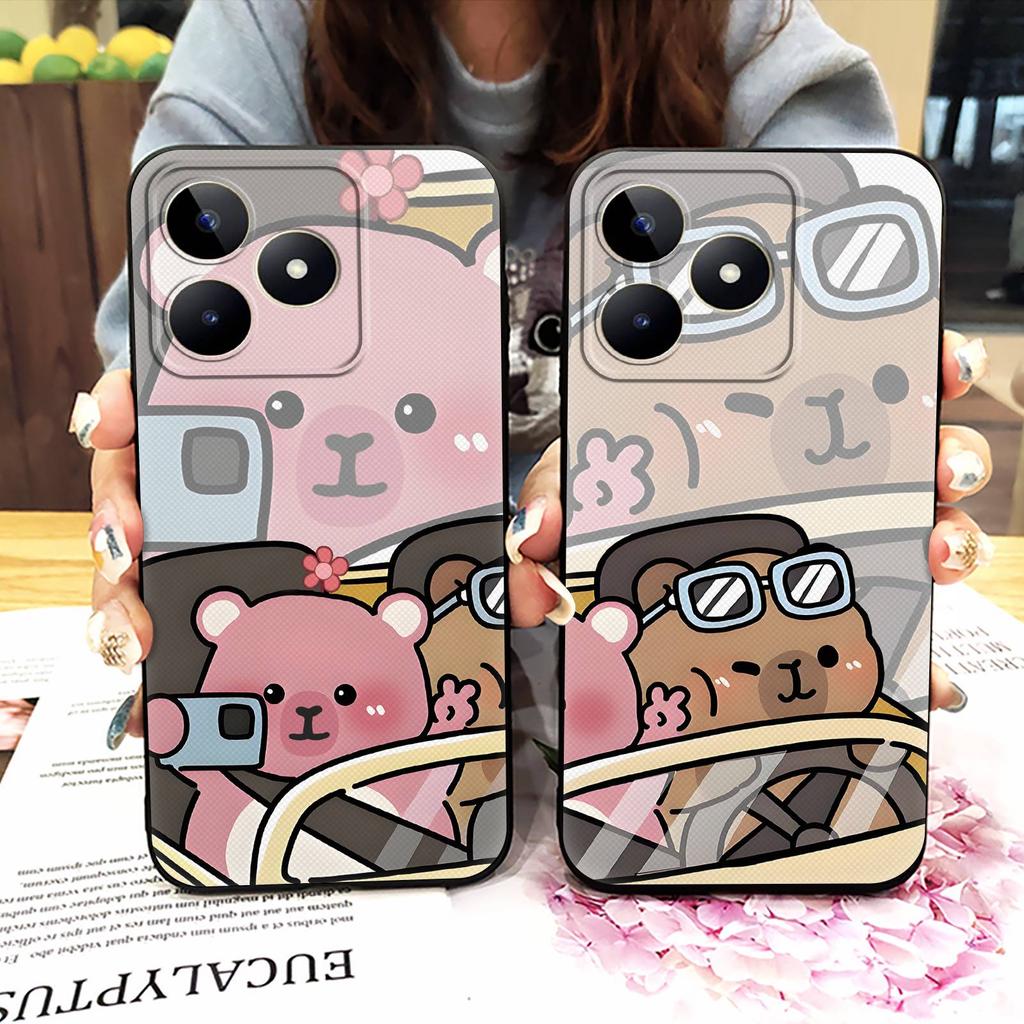 Protective Anti-dust Phone Case For Realme C53/Narzo N53/Note50/C51/C51S TPU Anti-knock Waterproof Phone Pouch Graffiti