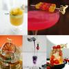 10 PCS Horse Cocktail Picks, Metal Cocktail Picks, Cocktail Skewers for Drinks, Martini Toothpicks for Appetizers Fruit