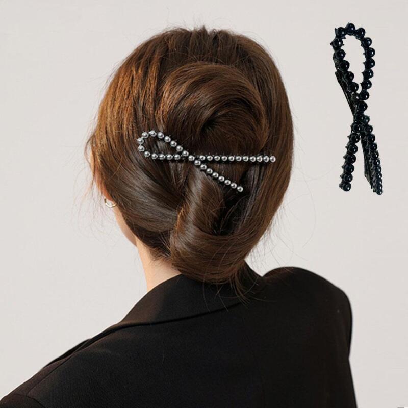 Kmue hair pin long hair neat hair pin updo woman black