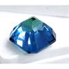 Certified Pitambari Sapphire Asscher Cut 12-14 Ct Excellent Loose Gemstone