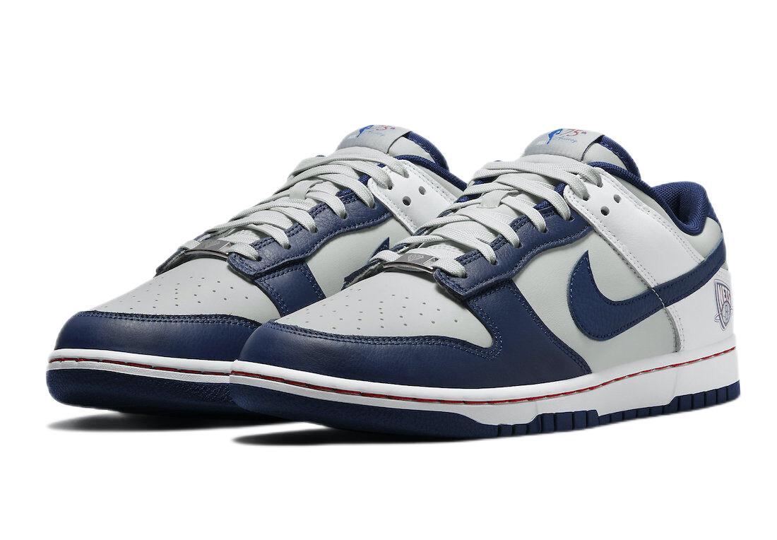Nike Dunk Low EMB x NBA 75th Anniversary Nets DO6288-001 36