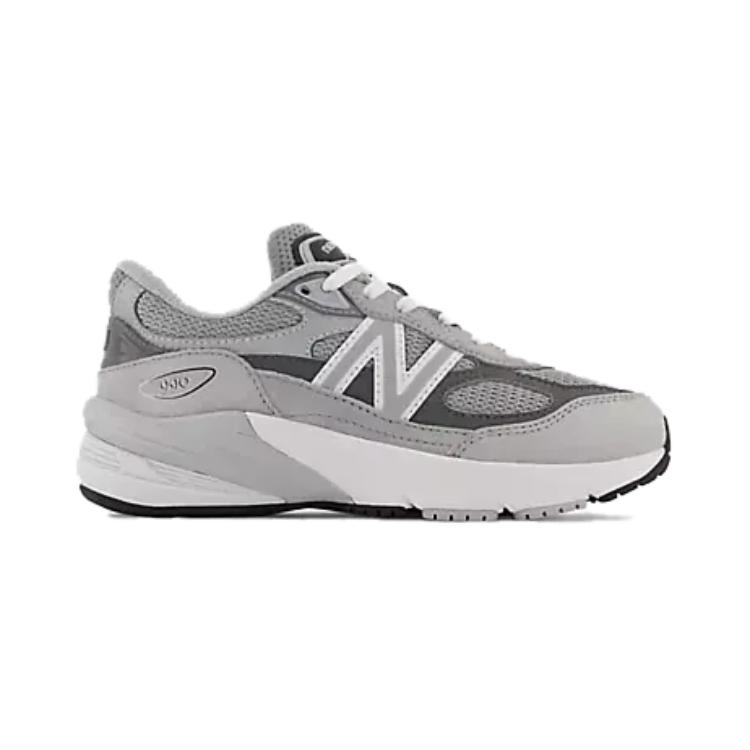 New Balance 990v6 Little Kid Castlerock Kids Sneakers Grey Silver PC990GL6