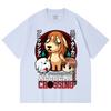 230 Gsm 100% Cotton Fullmetal Alchemist V5 Alchemy Crossing Print Unisex Heavy Cotton T Shirt