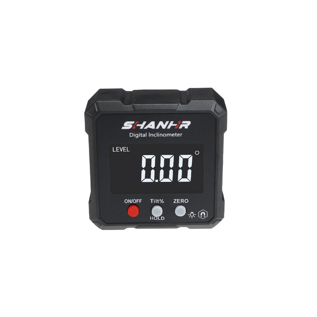 SHANHR Neuer Winkelmesser 360 Grad Mini Elektronischer Digitaler Winkelmesser Neigungsmesser Winkel Finder Messgerät Messbox