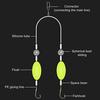 6/8Pcs Double Hook Reverse Bottom Rigs Portable Universal Easy To Use Fishing Hook Carp Fishing Hair Rigs
