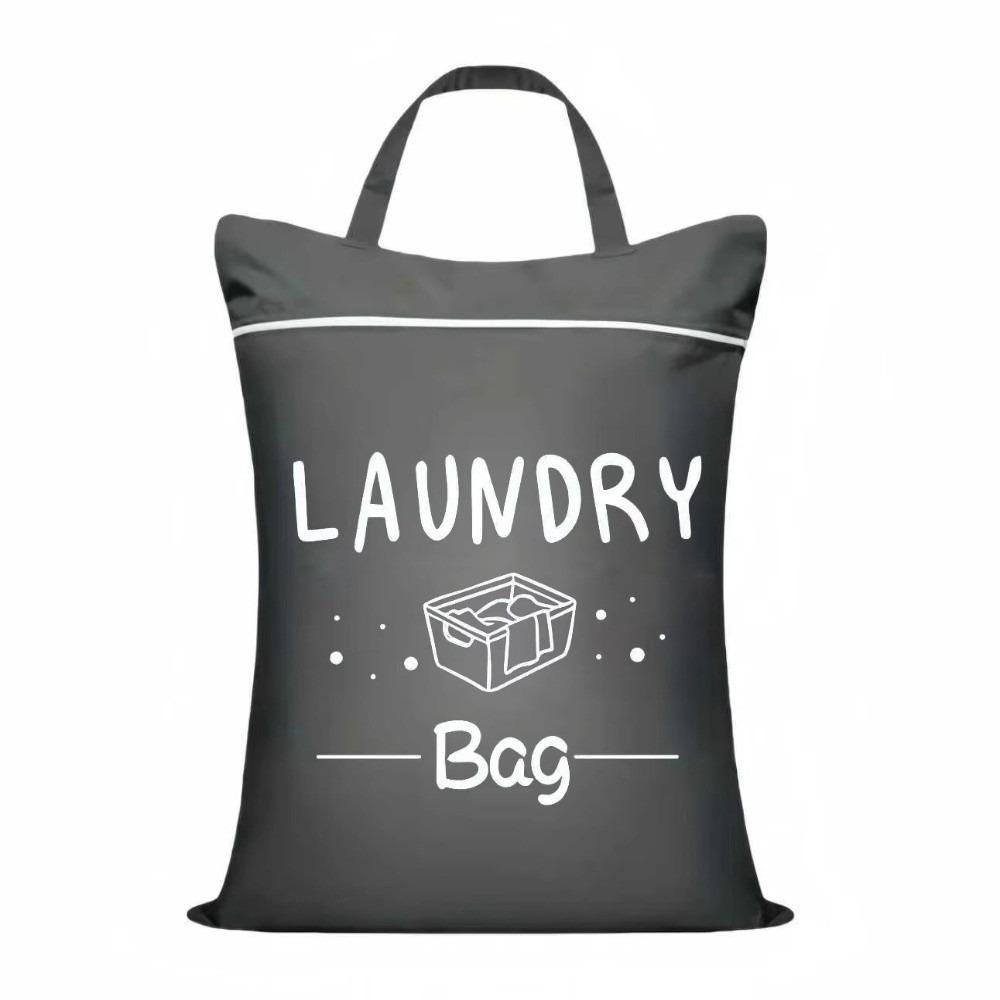 Waterproof Travel Clothing Storage Bag Solid Color Laundry Bag Toiletry Organizer Case  Girls серый