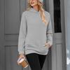 Women's Solid-color Fashionable Long-sleeved Top
