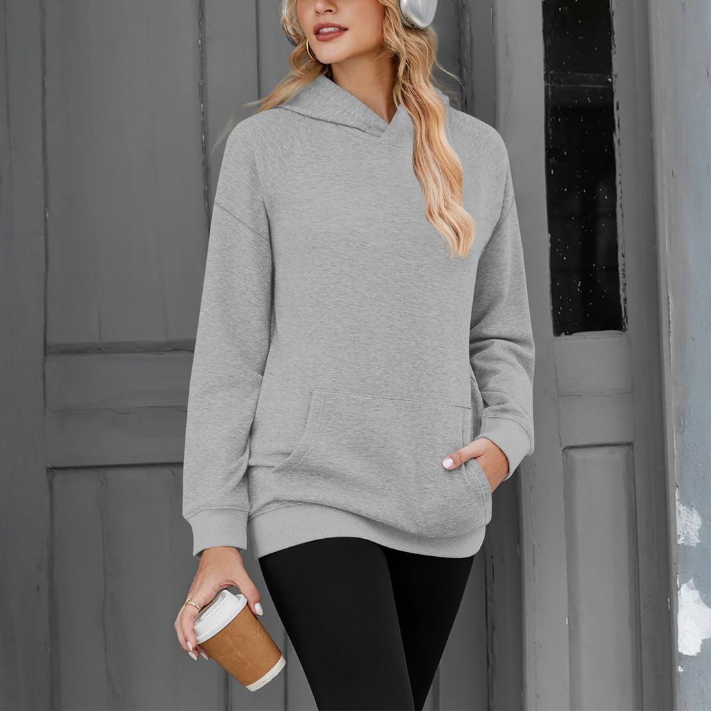 Women's Solid-color Fashionable Long-sleeved Top