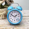 Fashionable 3in Personalized Metal Bell With Night Light Bedside Clock Alarm