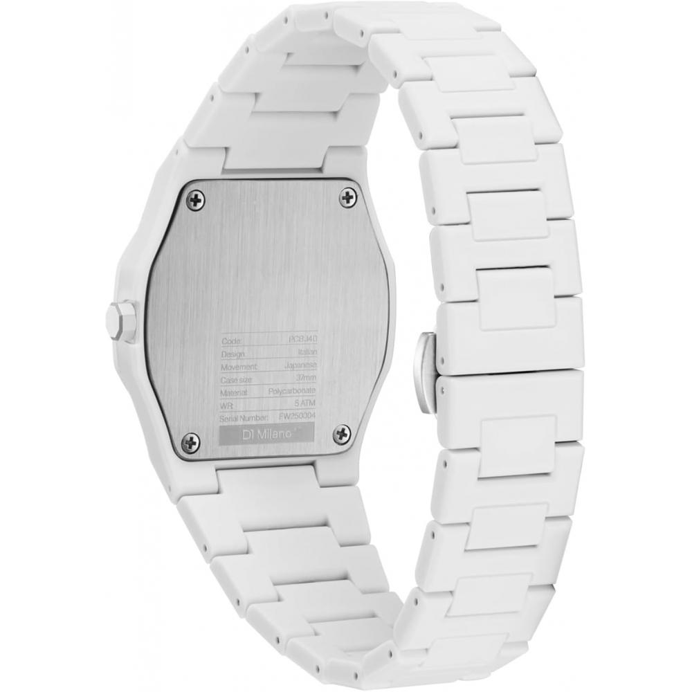 D1 Milano Men S Watch [polycarbon] fragMent 40.5mm Pcbj40 White fragMent