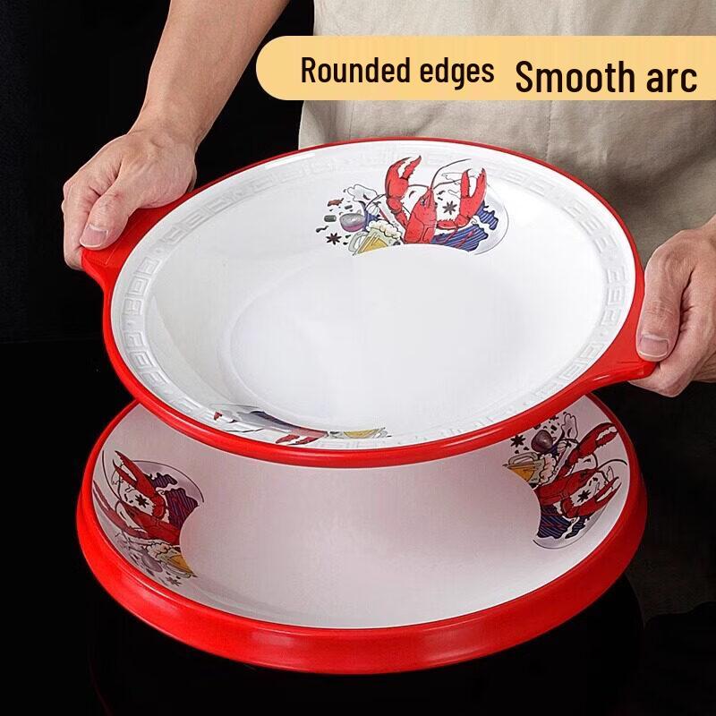 Nordic Style Melamine Round Dinner Plate