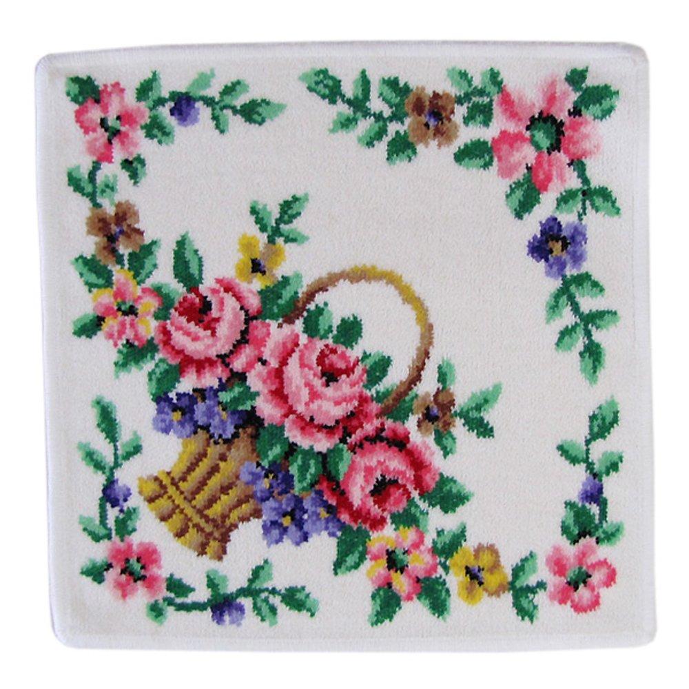 Feiler Handkerchief Hand Towel Towel Handkerchief 30cm BASKET WHITE