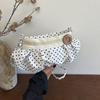 Cute Nylon Crossbody Bag Canvas Printing Handbag Sweet Polka Dot Shoulder Bag  Ladies