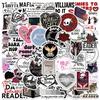 10/30/50pcs Cool Gothic Cartoon Dark Romance Reader Stickers Decals DIY Laptop Skateboard Phone Case Car Waterproof Sticker Toy