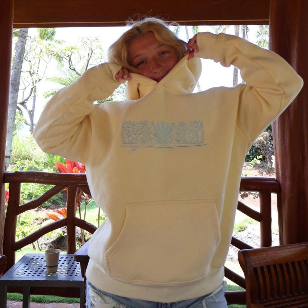 Felpa con Cappuccio BeatStreet Ricamo Floreale per Ragazza Adolescente Donna Oversize Felpa con Cappuccio Y2k Vintage Grafica Pullover Top