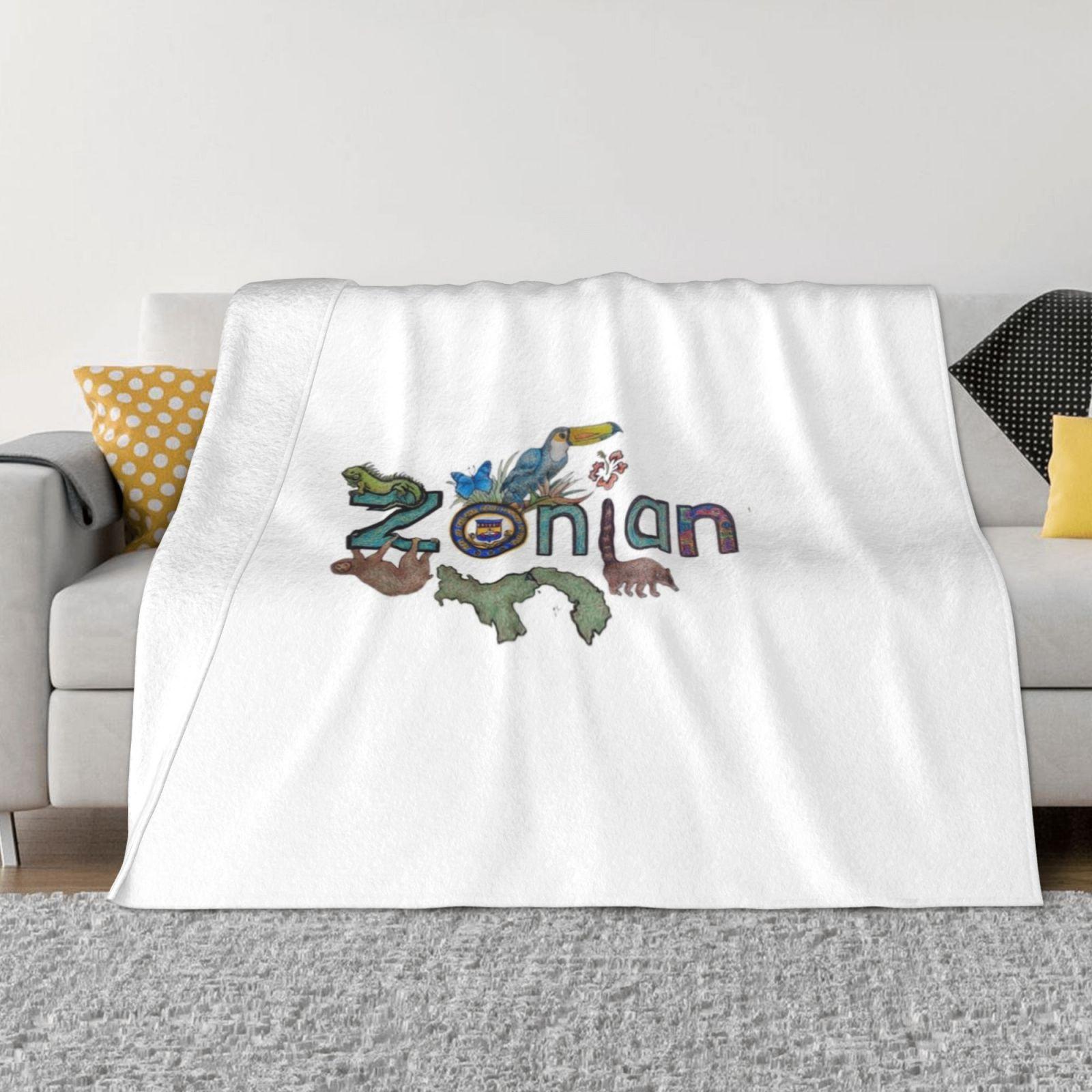 Panama Canal Zonians Hot Sale Printing High Qiality Warm Flannel Blanket Reminiscing Panama Canal Zone 30x40in