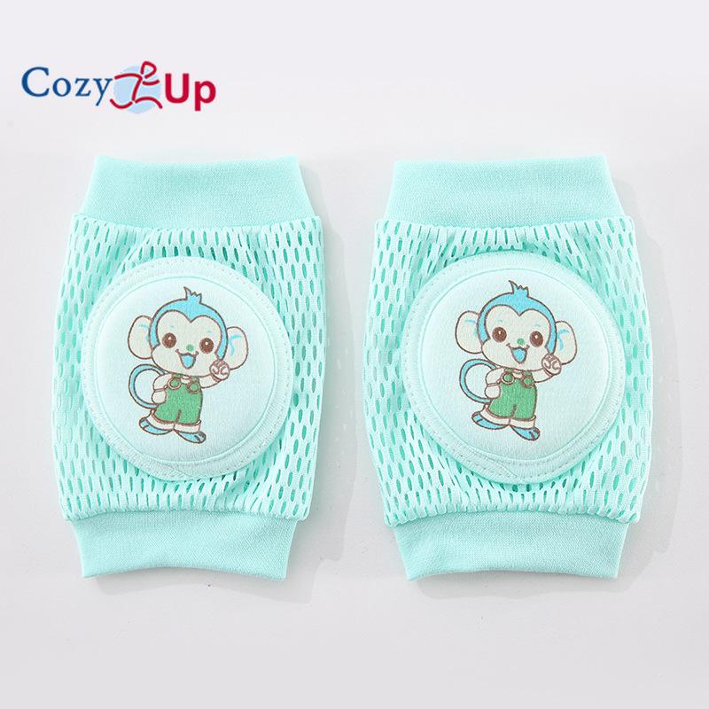 Cozy Up 4 Pairs Children's Breathable Mesh Knee Guards Baby Kneecap Infant Crawl Walking Sports Elbow Protector Kneepad for Kids Body Support