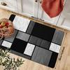 VIKAMA Modern Geometric Kitchen Carpet Comfortable Hallway Bedroom Floor Mats Non-Slip Entrance Door Mats Home Decoration